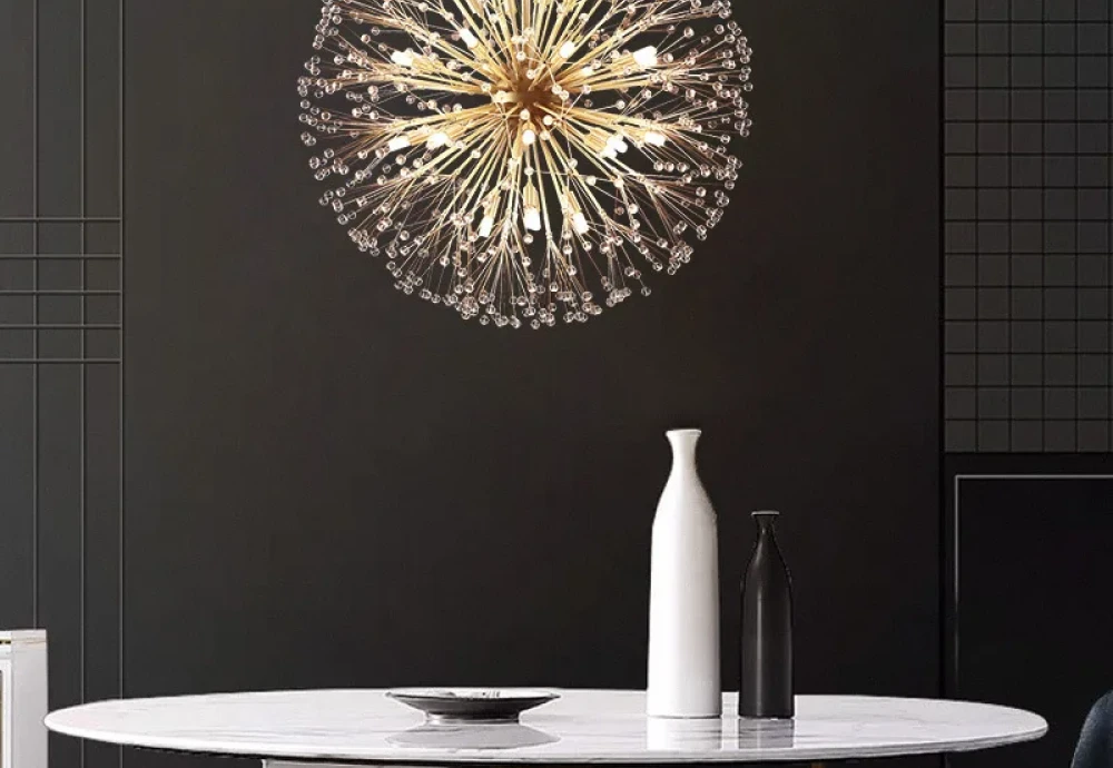 modern globe chandelier