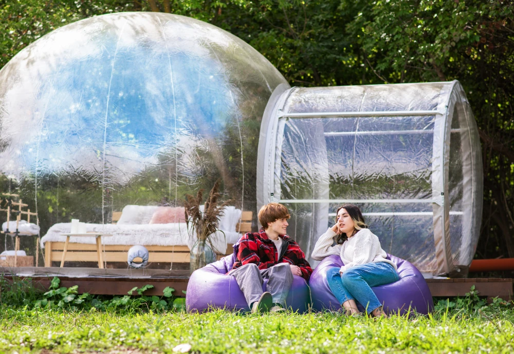 diy inflatable bubble tent