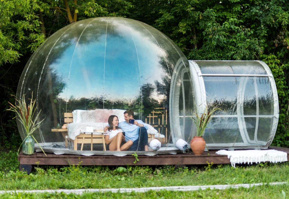 bubble tent party