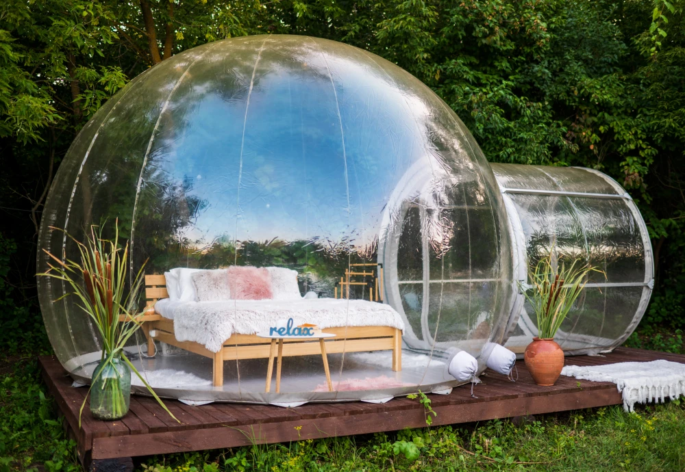 bubble tent clear