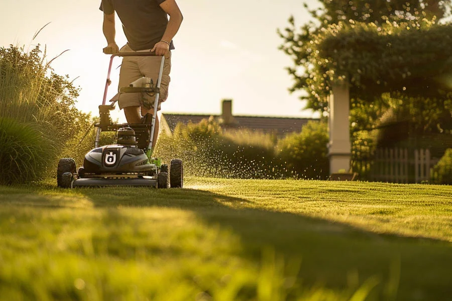 battery electric lawn mower