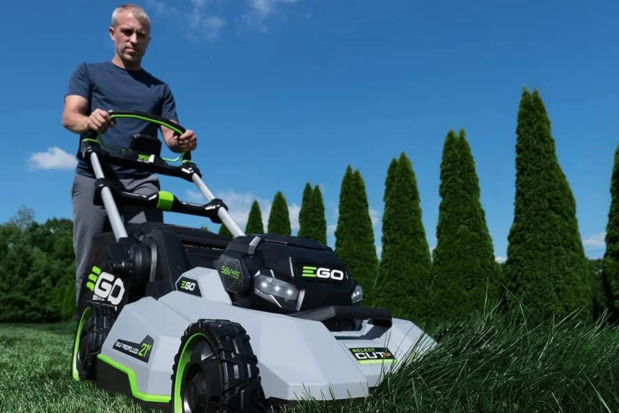 top self propelled lawn mower