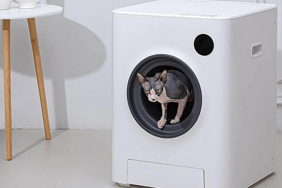 easy clean litter box