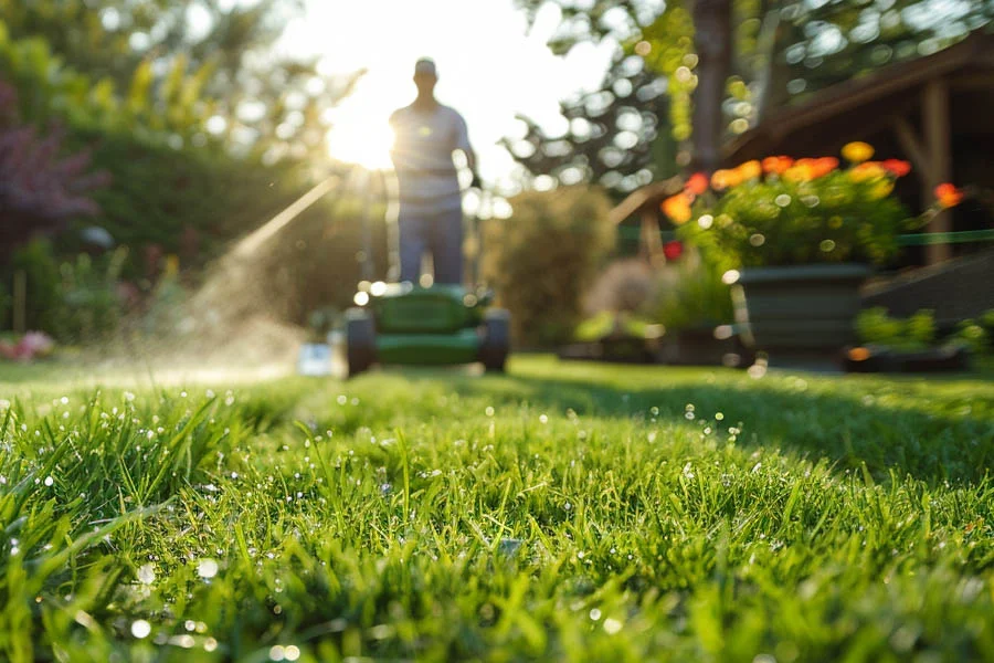 battery self propelled lawn mower