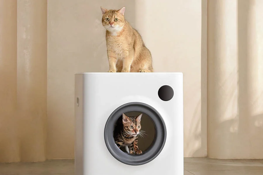 large self cleaning litter box