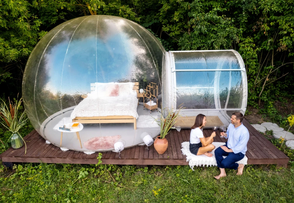 Outdoor Single Tunnel Inflatable Bubble Camping Tent
