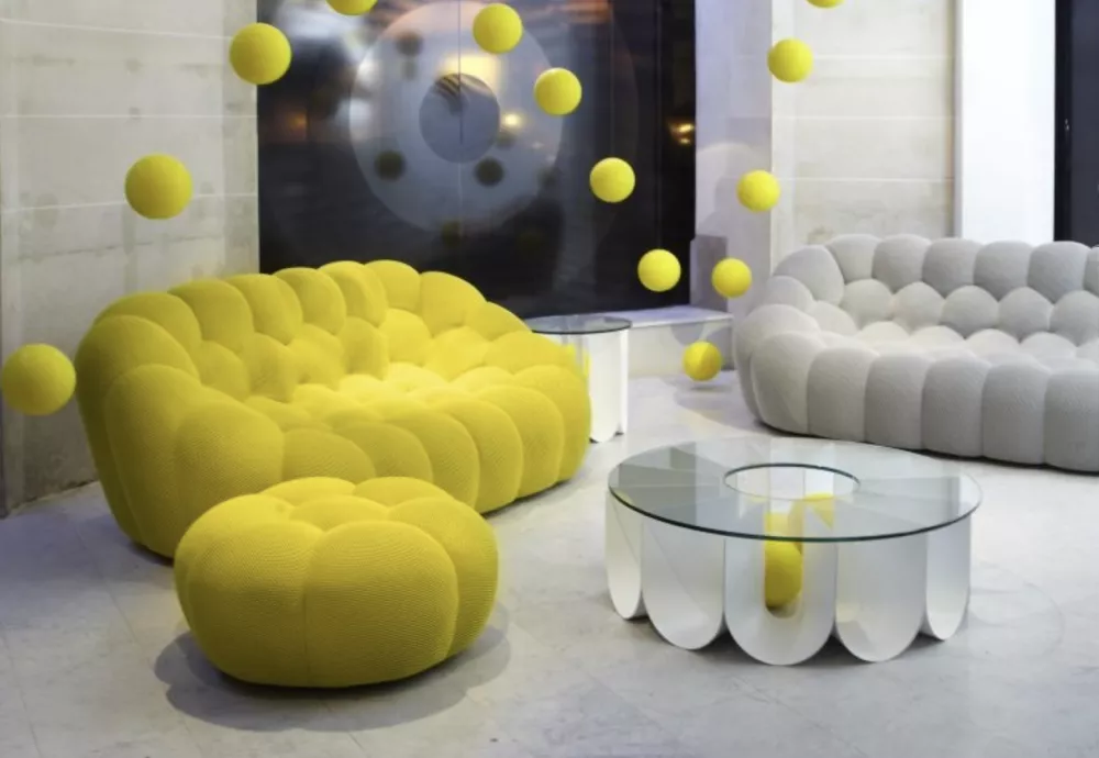 Bubble Blue Couch