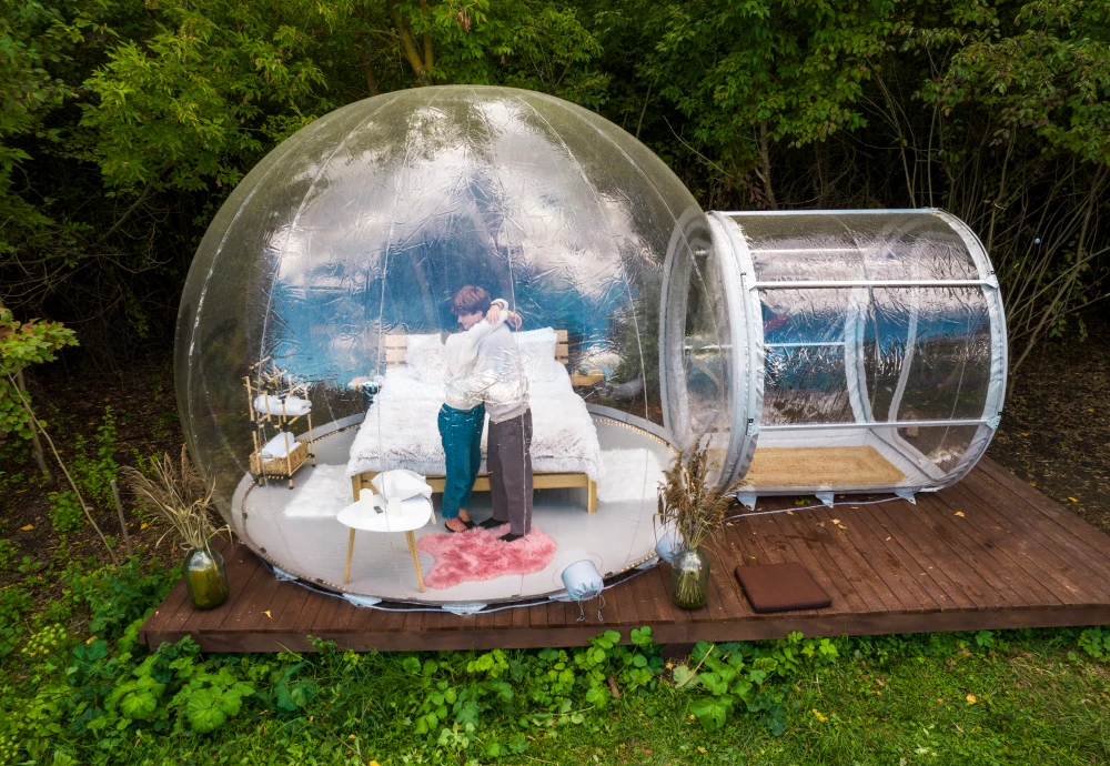 Backyard Bubble Tent