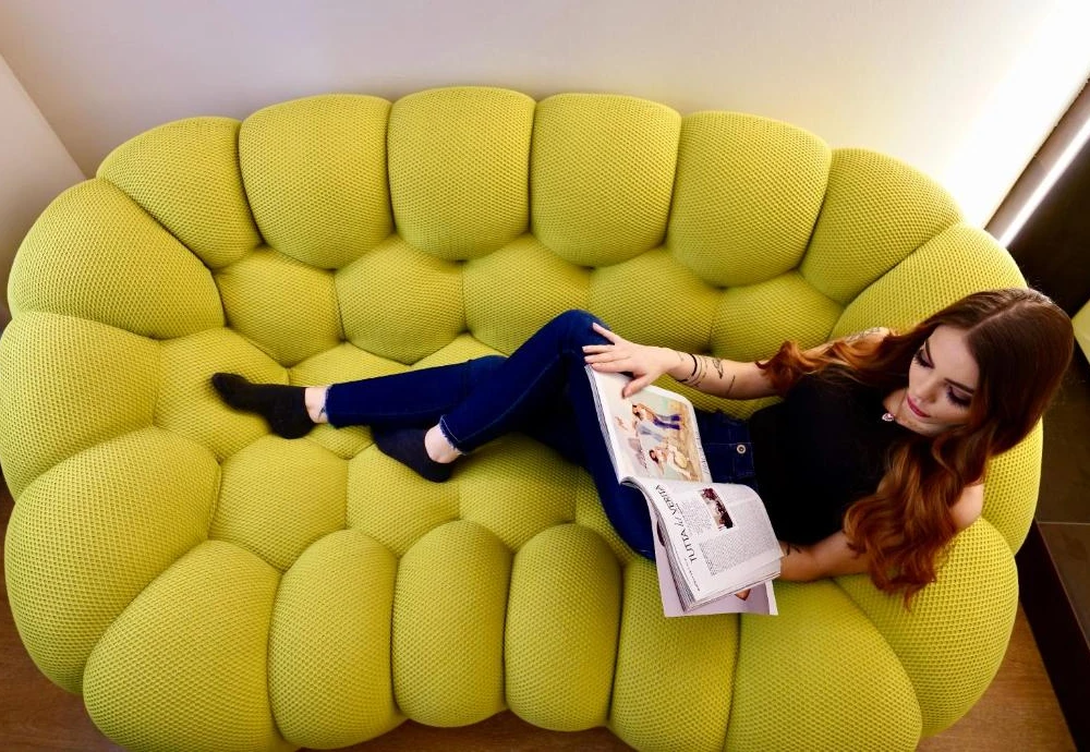 Bubble Blue Couch