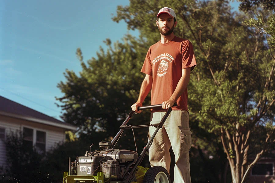 Self Propelled Electric Lawnmower